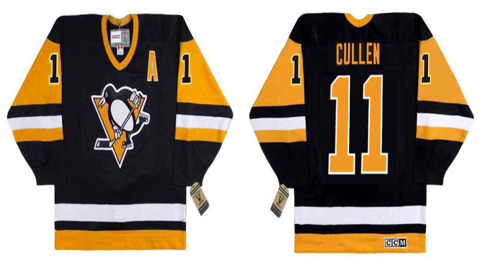 2019 Men Pittsburgh Penguins #11 Cullen Black CCM NHL jerseys